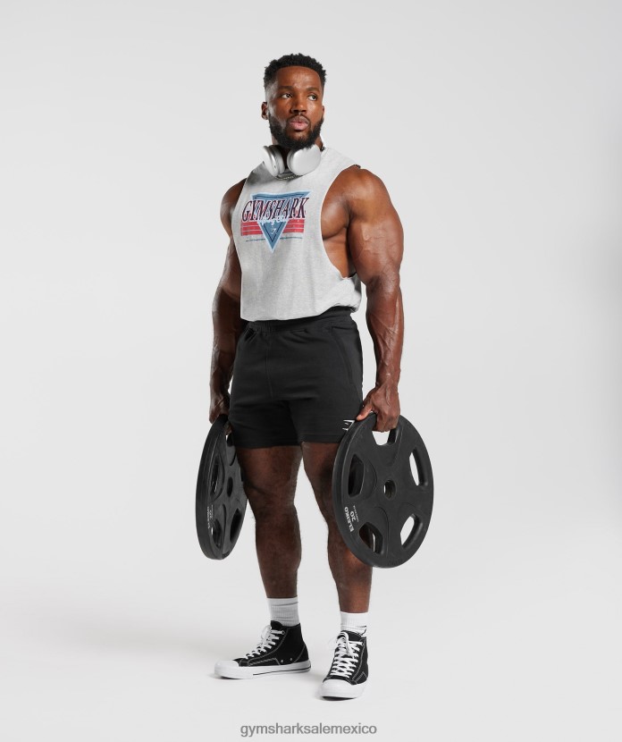 Gymshark tanque de brazo abatible para microondas Marga gris claro hombres 04BZTL886 - Gymshark Mujer