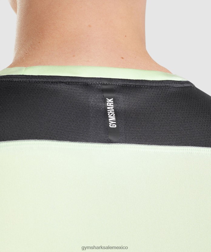 Gymshark tanque de evolución de velocidad pepino verde hombres 04BZTL909 - Gymshark México