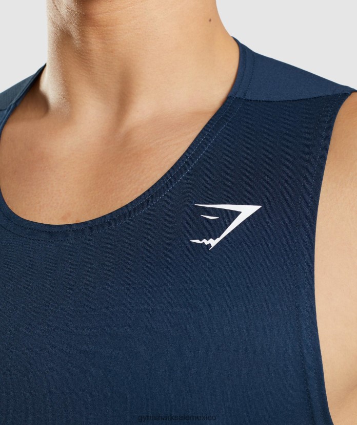 Gymshark tanque de llegada marina de guerra hombres 04BZTL896 - Gymshark Mujer