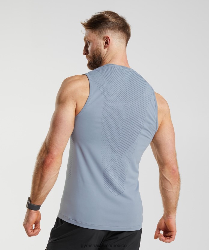 Gymshark tanque ápice gris deriva/azul tarde hombres 04BZTL971 - Gymshark Mujer