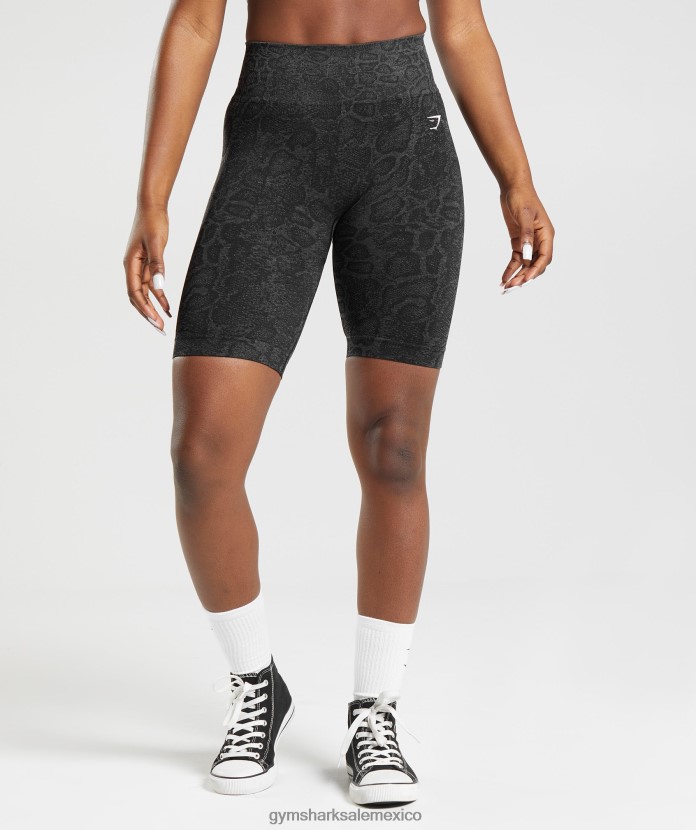 Gymshark Adaptar pantalones cortos de ciclismo sin costuras con animales. gris urbano/negro mujer 04BZTL23 - Gymshark Hombre