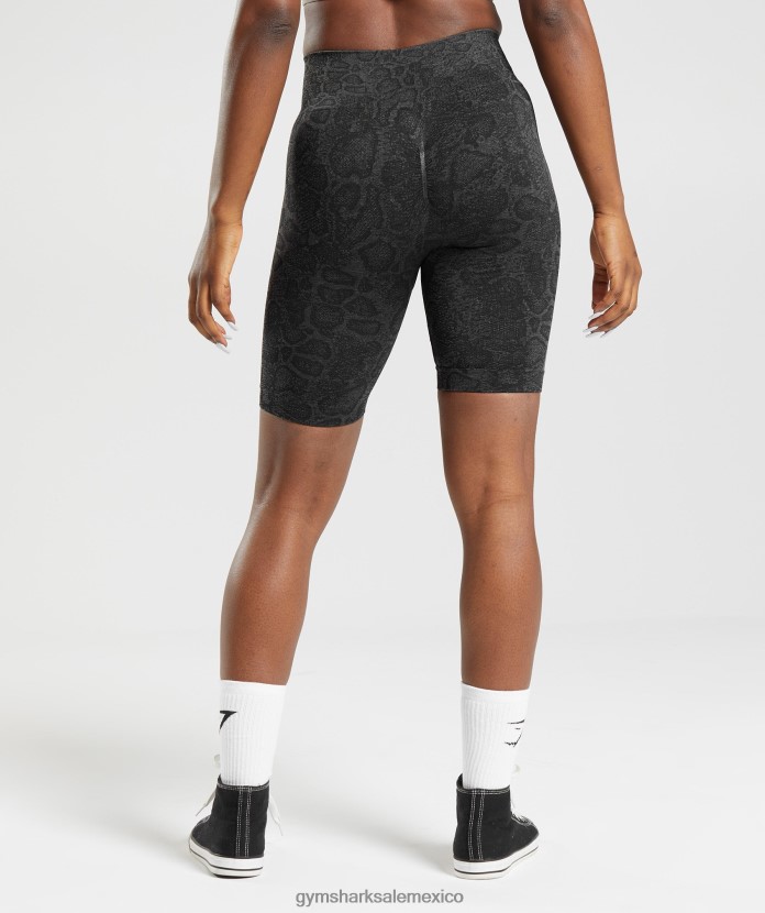 Gymshark Adaptar pantalones cortos de ciclismo sin costuras con animales. gris urbano/negro mujer 04BZTL23 - Gymshark Hombre