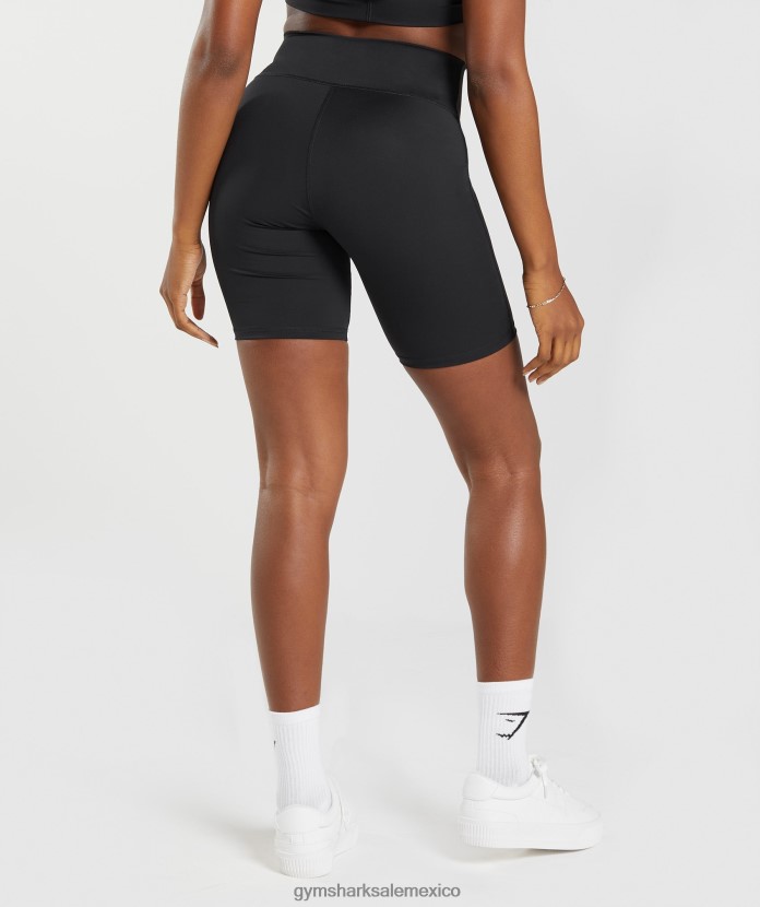 Gymshark elevar pantalones cortos de ciclismo negro mujer 04BZTL39 - Gymshark Hombre