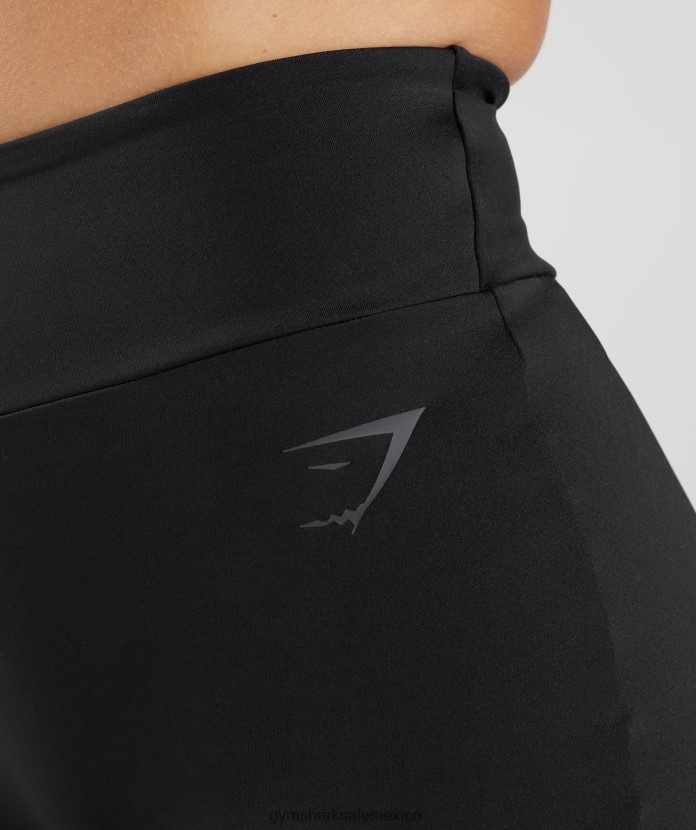 Gymshark pantalones cortos ajustados originales gs power negro mujer 04BZTL1 - Gymshark México
