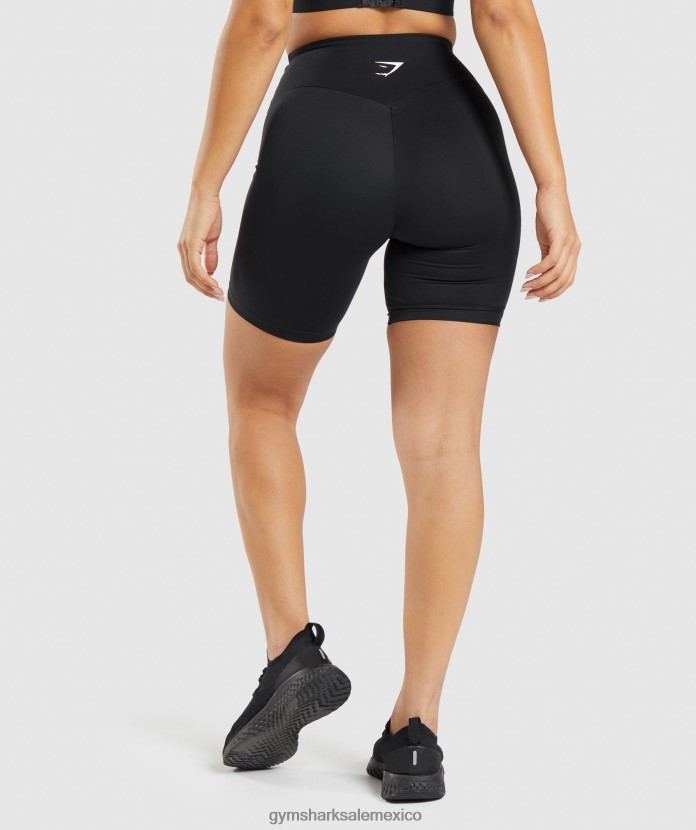 Gymshark pantalones cortos de ciclismo de entrenamiento negro mujer 04BZTL11 - Gymshark Sale
