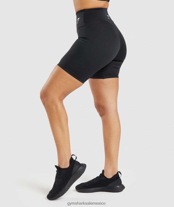 Gymshark pantalones cortos de ciclismo de entrenamiento negro mujer 04BZTL11 - Gymshark Sale