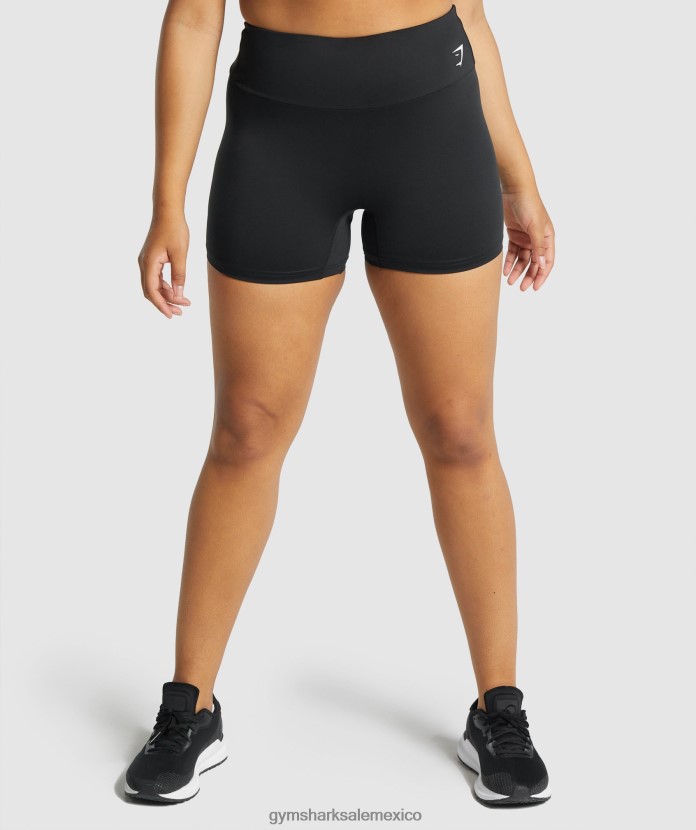 Gymshark pantalones cortos de entrenamiento negro mujer 04BZTL46 - Gymshark Mujer