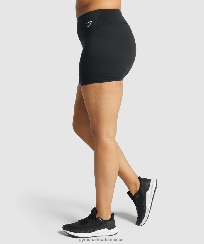 Gymshark pantalones cortos de entrenamiento negro mujer 04BZTL46 - Gymshark Mujer