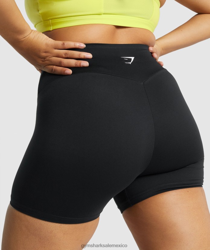 Gymshark pantalones cortos de entrenamiento negro mujer 04BZTL46 - Gymshark Mujer