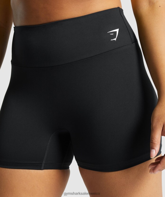 Gymshark pantalones cortos de entrenamiento negro mujer 04BZTL46 - Gymshark Mujer