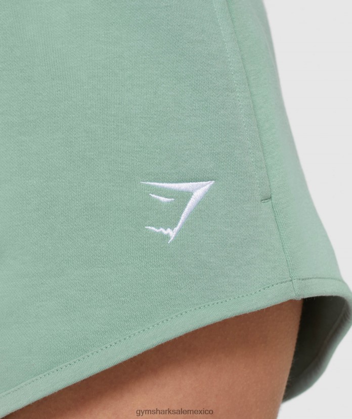 Gymshark pantalones cortos deportivos de entrenamiento azul maya mujer 04BZTL85 - Gymshark México