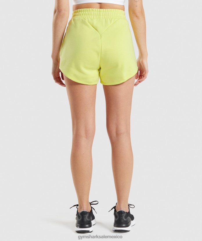Gymshark pantalones cortos deportivos de entrenamiento luciérnaga verde mujer 04BZTL49 - Gymshark Sale