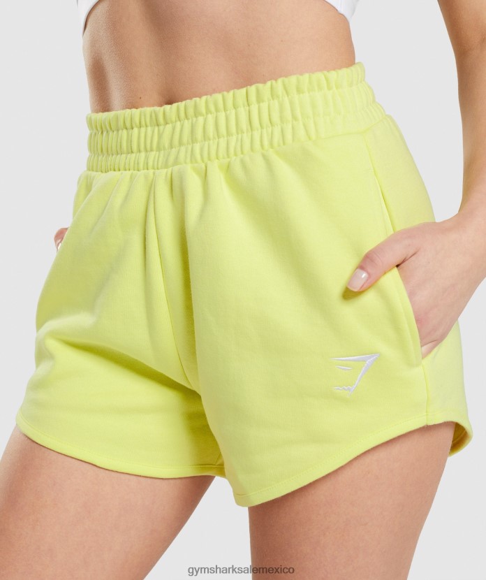 Gymshark pantalones cortos deportivos de entrenamiento luciérnaga verde mujer 04BZTL49 - Gymshark Sale