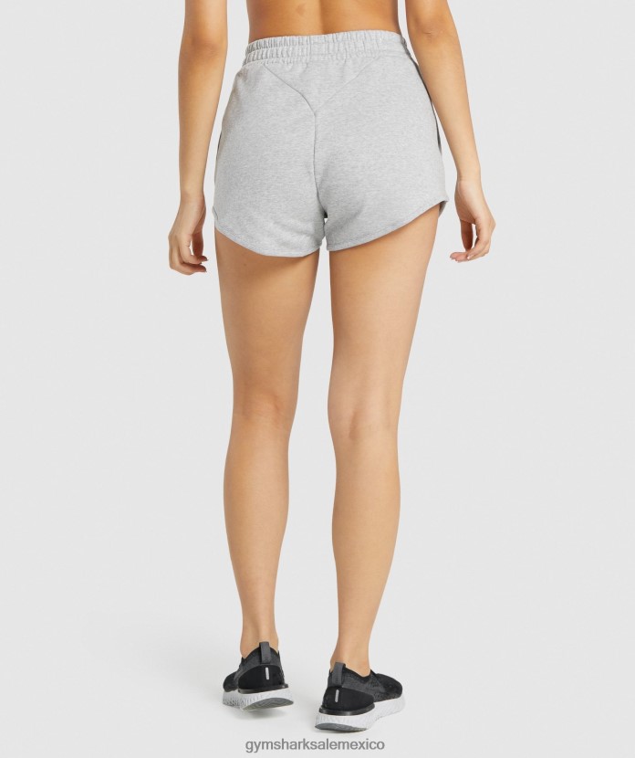 Gymshark pantalones cortos deportivos de entrenamiento marga gris claro mujer 04BZTL94 - Gymshark Sale