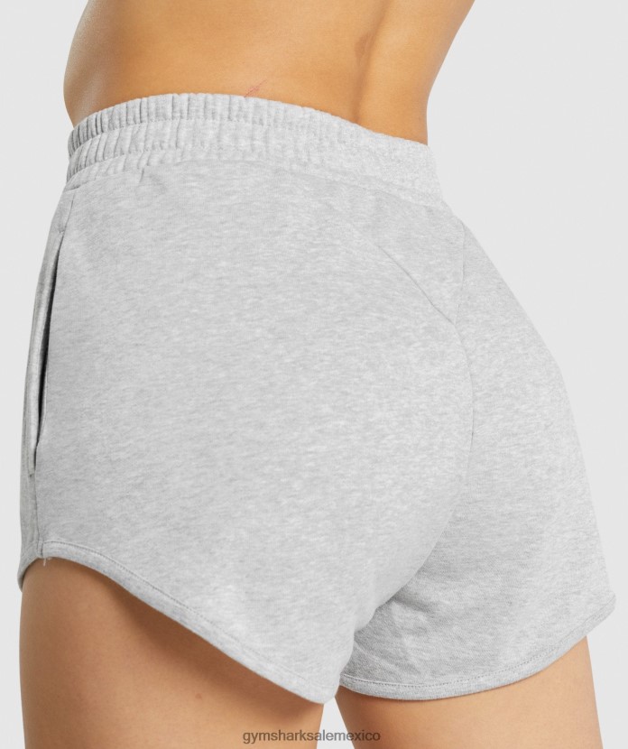 Gymshark pantalones cortos deportivos de entrenamiento marga gris claro mujer 04BZTL94 - Gymshark Sale