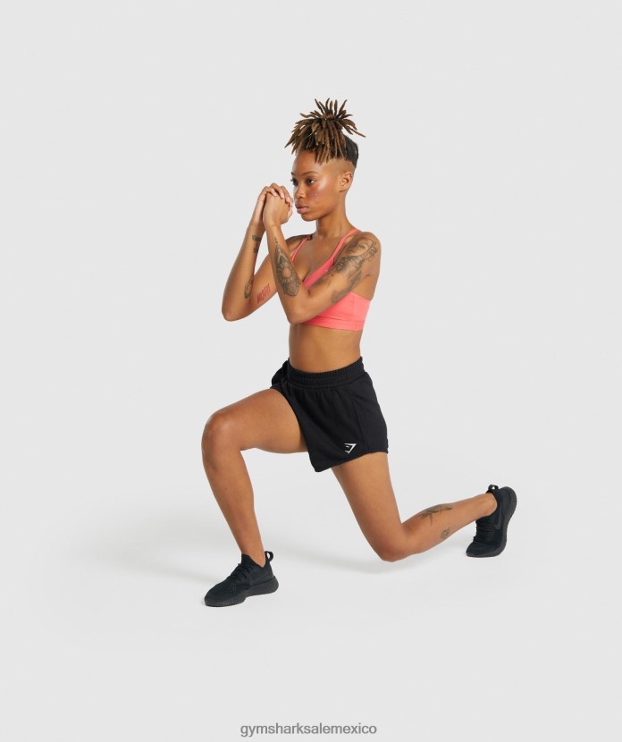Gymshark pantalones cortos deportivos de entrenamiento negro mujer 04BZTL7 - Gymshark México