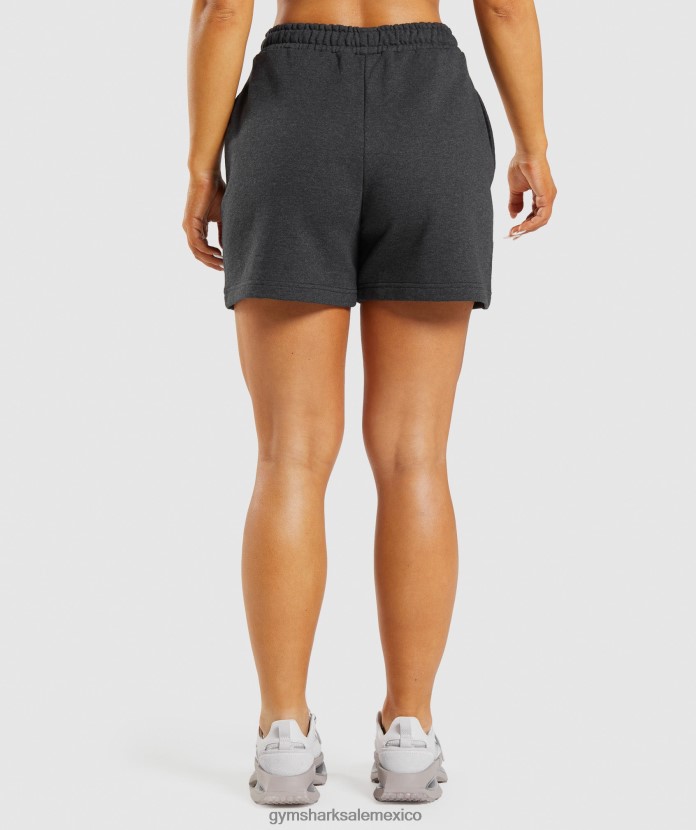 Gymshark pantalones cortos deportivos para el día de descanso marga de núcleo negro mujer 04BZTL57 - Gymshark Mujer
