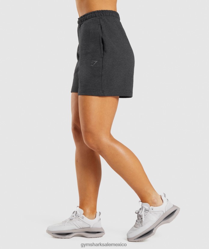 Gymshark pantalones cortos deportivos para el día de descanso marga de núcleo negro mujer 04BZTL57 - Gymshark Mujer