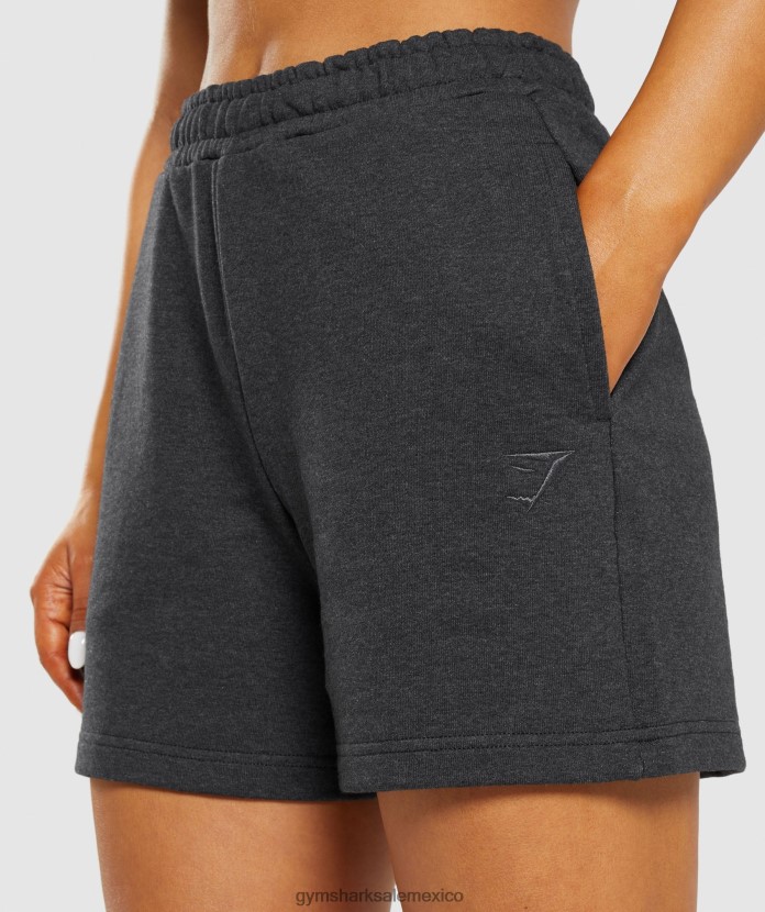 Gymshark pantalones cortos deportivos para el día de descanso marga de núcleo negro mujer 04BZTL57 - Gymshark Mujer