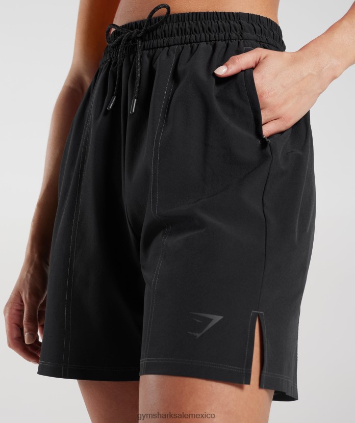 Gymshark pantalones cortos deportivos tejidos negro mujer 04BZTL29 - Gymshark Hombre