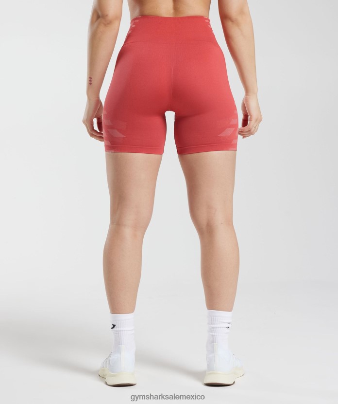 Gymshark pantalones cortos ilimitados rojo secado al sol/rosa terracota mujer 04BZTL109 - Gymshark Sale