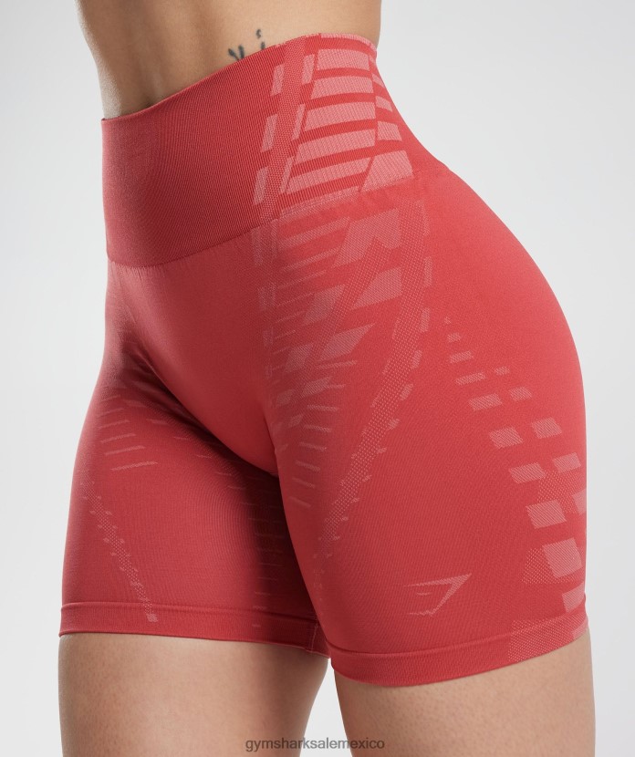 Gymshark pantalones cortos ilimitados rojo secado al sol/rosa terracota mujer 04BZTL109 - Gymshark Sale