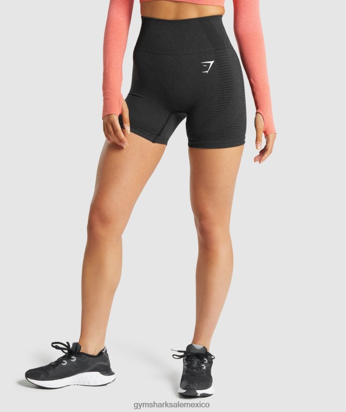 Gymshark pantalones cortos vitales sin costuras 2.0 marga negra mujer 04BZTL2 - Gymshark Hombre