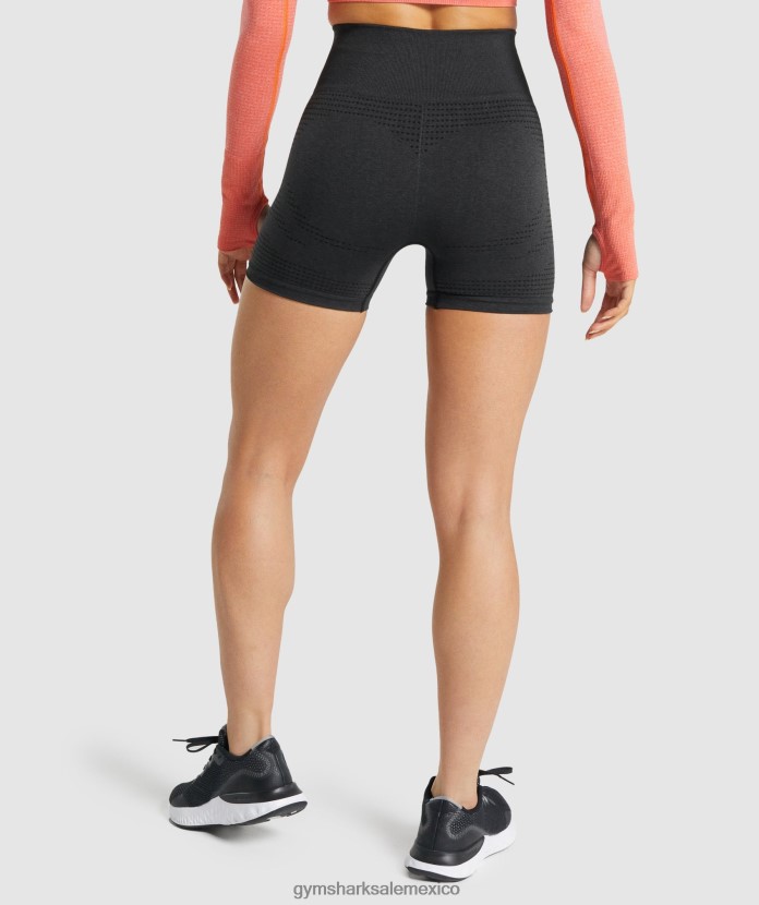 Gymshark pantalones cortos vitales sin costuras 2.0 marga negra mujer 04BZTL2 - Gymshark Hombre