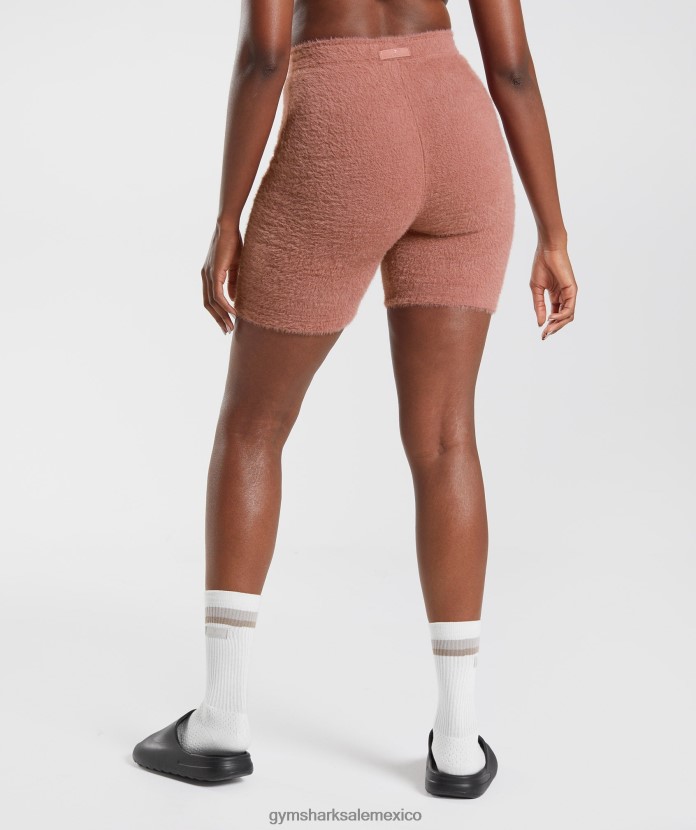 Gymshark shorts de punto con pestañas Whitney cañón rojo mujer 04BZTL99 - Gymshark Sale