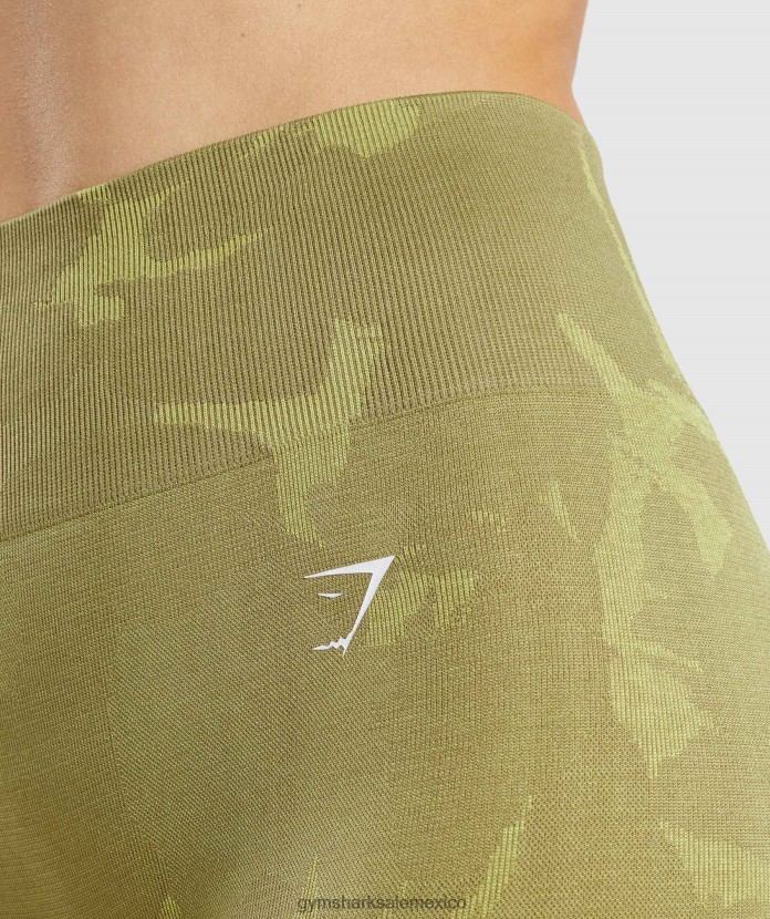 Gymshark adapt leggings de camuflaje sin costuras sabana | grifo verde mujer 04BZTL247 - Gymshark Hombre