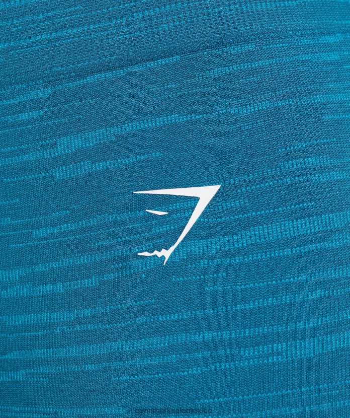 Gymshark adapt marl leggins sin costuras azul atlántico/azul tiburón mujer 04BZTL291 - Gymshark Mujer