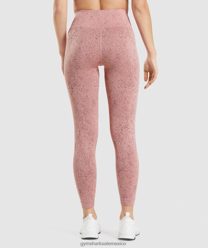 Gymshark adapt moteados leggings sin costuras minerales | paige rosa mujer 04BZTL321 - Gymshark Hombre