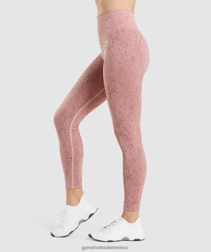 Gymshark adapt moteados leggings sin costuras minerales | paige rosa mujer 04BZTL321 - Gymshark Hombre