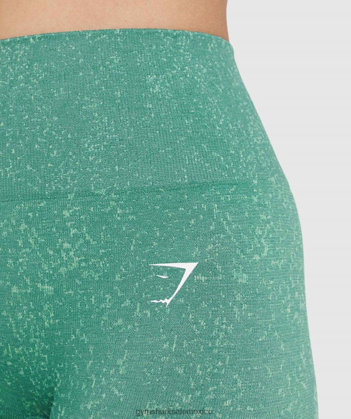 Gymshark adapt moteados leggings sin costuras minerales | verde alpino mujer 04BZTL322 - Gymshark Mujer