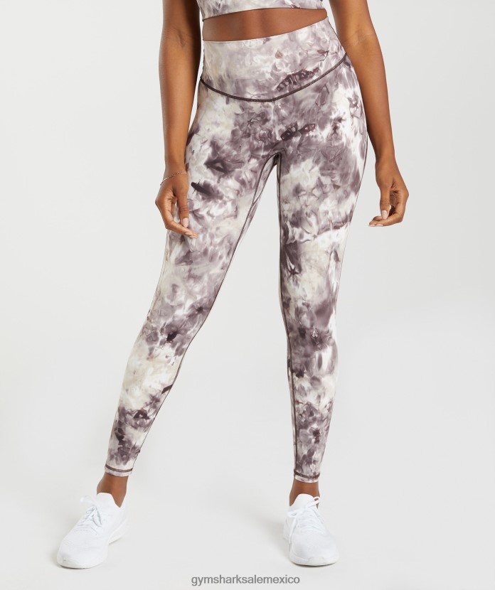 Gymshark elevar polainas tinte en aerosol marrón cemento mujer 04BZTL285 - Gymshark Mujer