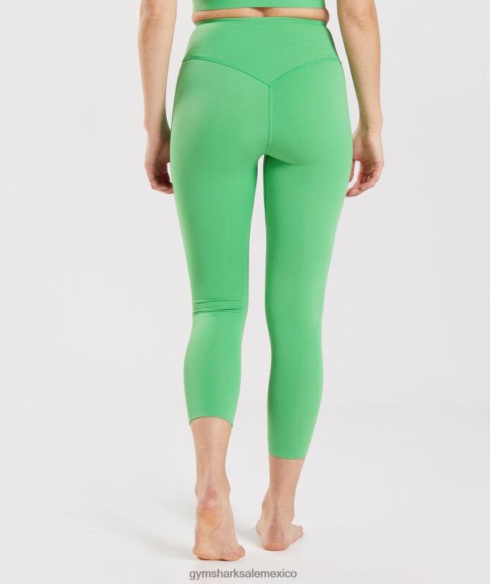 Gymshark leggings de estudio 7/8 verde manzana mujer 04BZTL302 - Gymshark Mujer