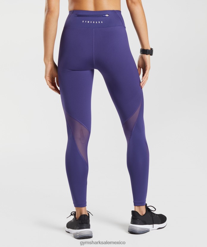 Gymshark leggings deportivos para correr neptuno morado mujer 04BZTL326 - Gymshark Hombre