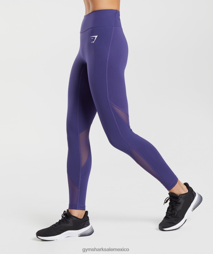 Gymshark leggings deportivos para correr neptuno morado mujer 04BZTL326 - Gymshark Hombre