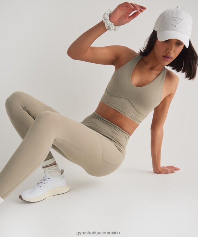 Gymshark leggins con bolsillo de uso diario Whitney cemento marrón mujer 04BZTL331 - Gymshark Hombre