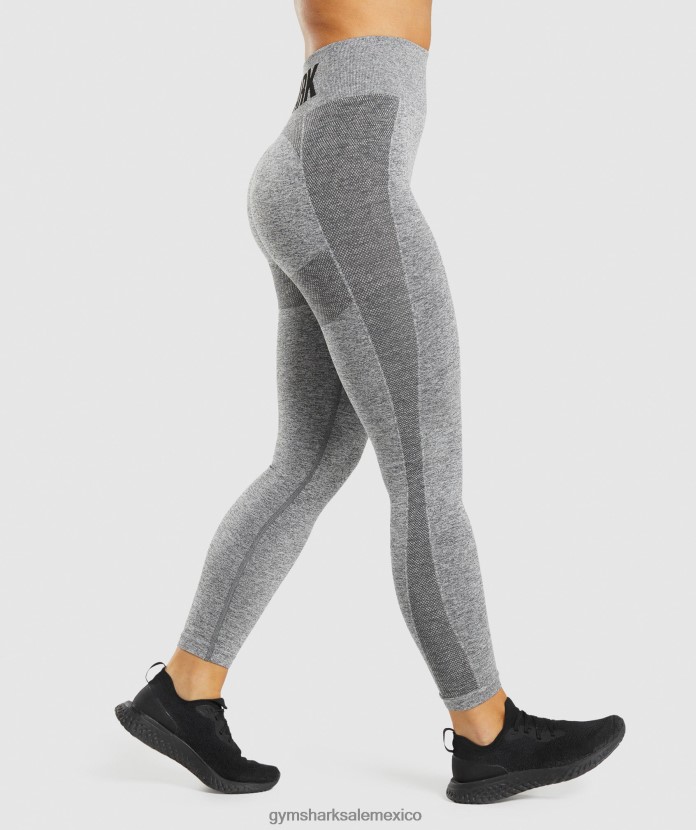 Gymshark leggins flexibles de talle alto marga de carbón mujer 04BZTL320 - Gymshark México
