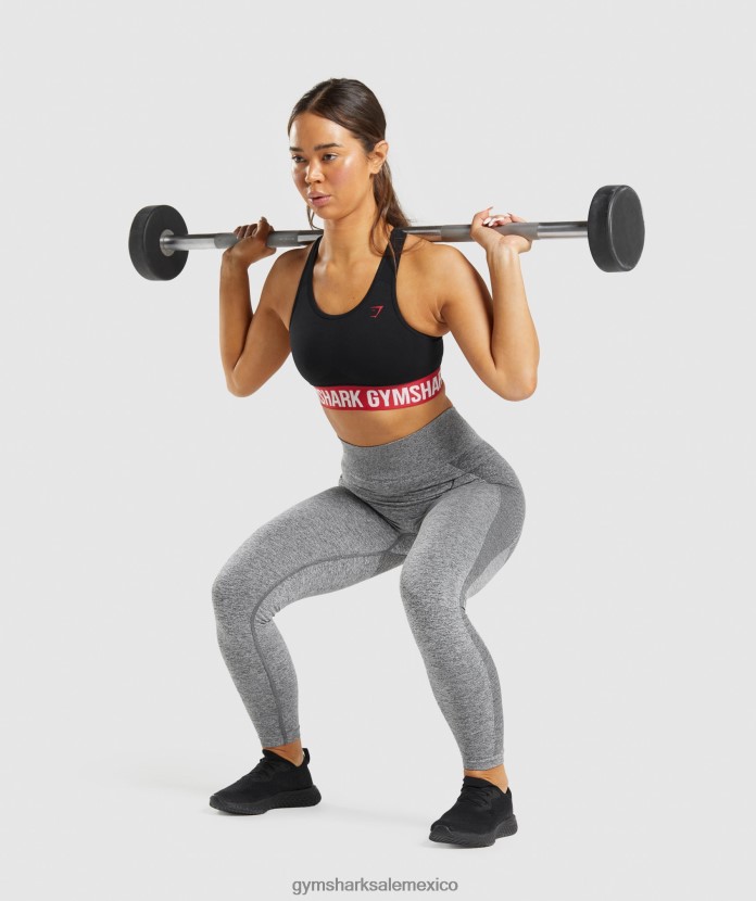 Gymshark leggins flexibles de talle alto marga de carbón mujer 04BZTL320 - Gymshark México
