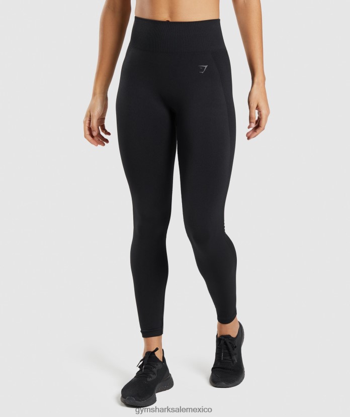 Gymshark leggins flexibles de talle alto negro mujer 04BZTL283 - Gymshark México
