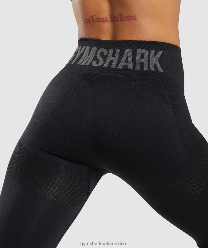 Gymshark leggins flexibles de talle alto negro mujer 04BZTL283 - Gymshark México