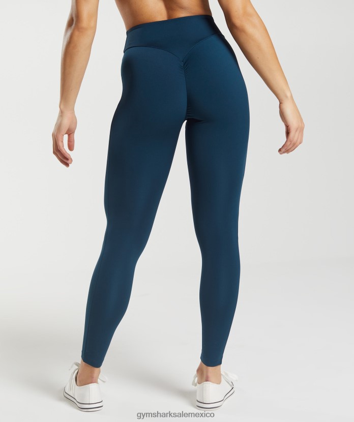Gymshark leggins gs power originales marina de guerra mujer 04BZTL240 - Gymshark Hombre
