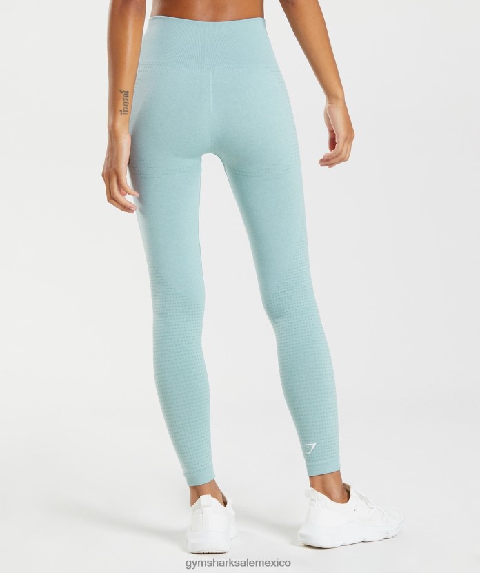 Gymshark leggins vitales sin costuras 2.0 marga azul perla mujer 04BZTL336 - Gymshark Hombre