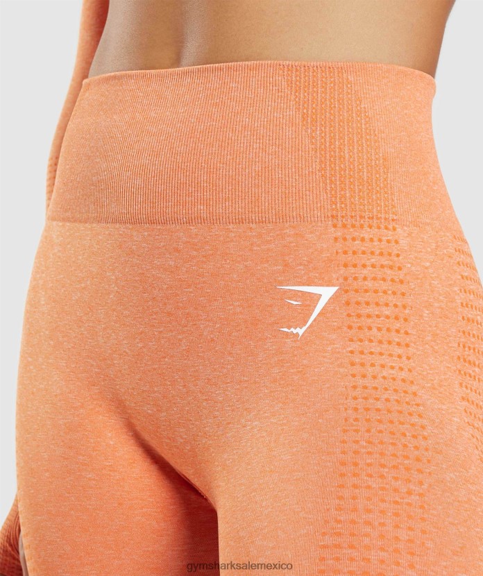 Gymshark leggins vitales sin costuras 2.0 marga de naranja albaricoque mujer 04BZTL319 - Gymshark Sale