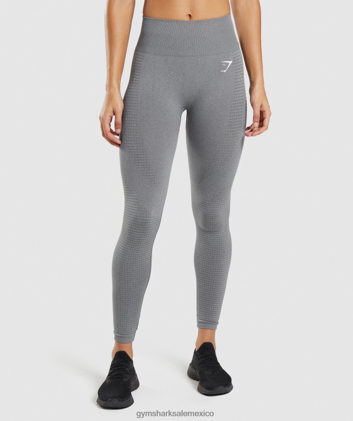 Gymshark leggins vitales sin costuras 2.0 marga gris ahumado mujer 04BZTL250 - Gymshark Sale