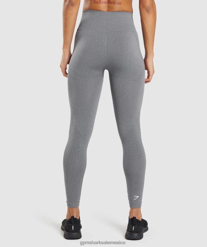 Gymshark leggins vitales sin costuras 2.0 marga gris ahumado mujer 04BZTL250 - Gymshark Sale