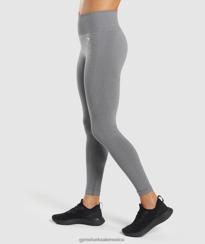 Gymshark leggins vitales sin costuras 2.0 marga gris ahumado mujer 04BZTL250 - Gymshark Sale