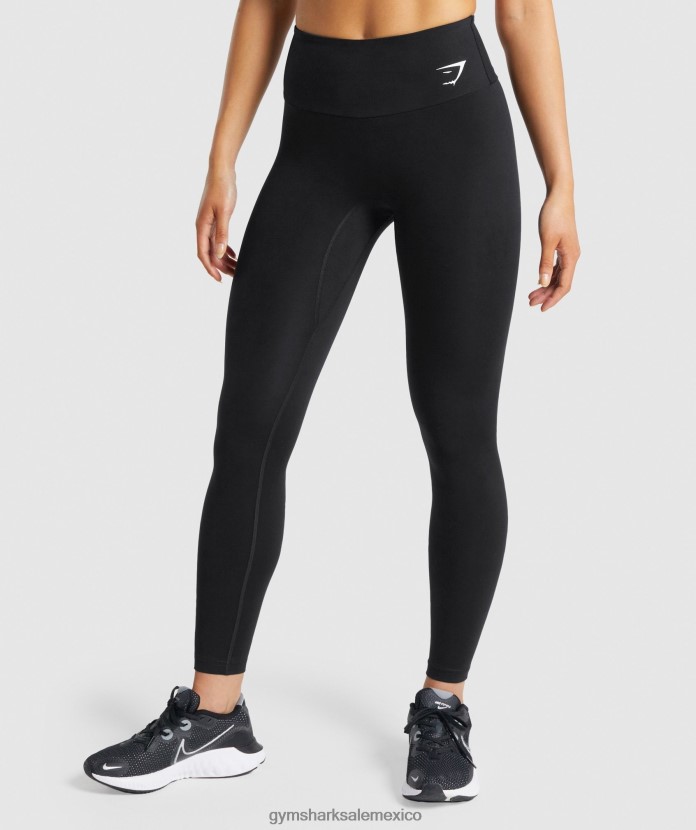 Gymshark mallas de entrenamiento negro mujer 04BZTL249 - Gymshark Mexico